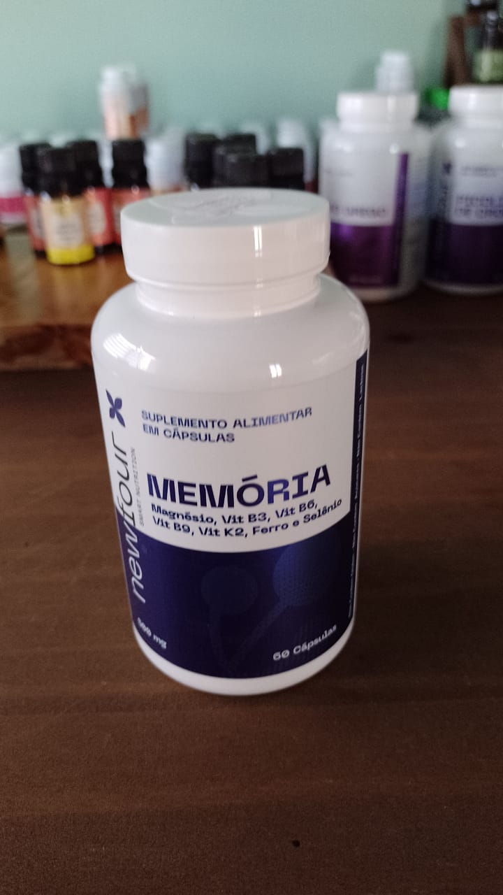 Cápsulas naturais de Memória da marca NewNutri