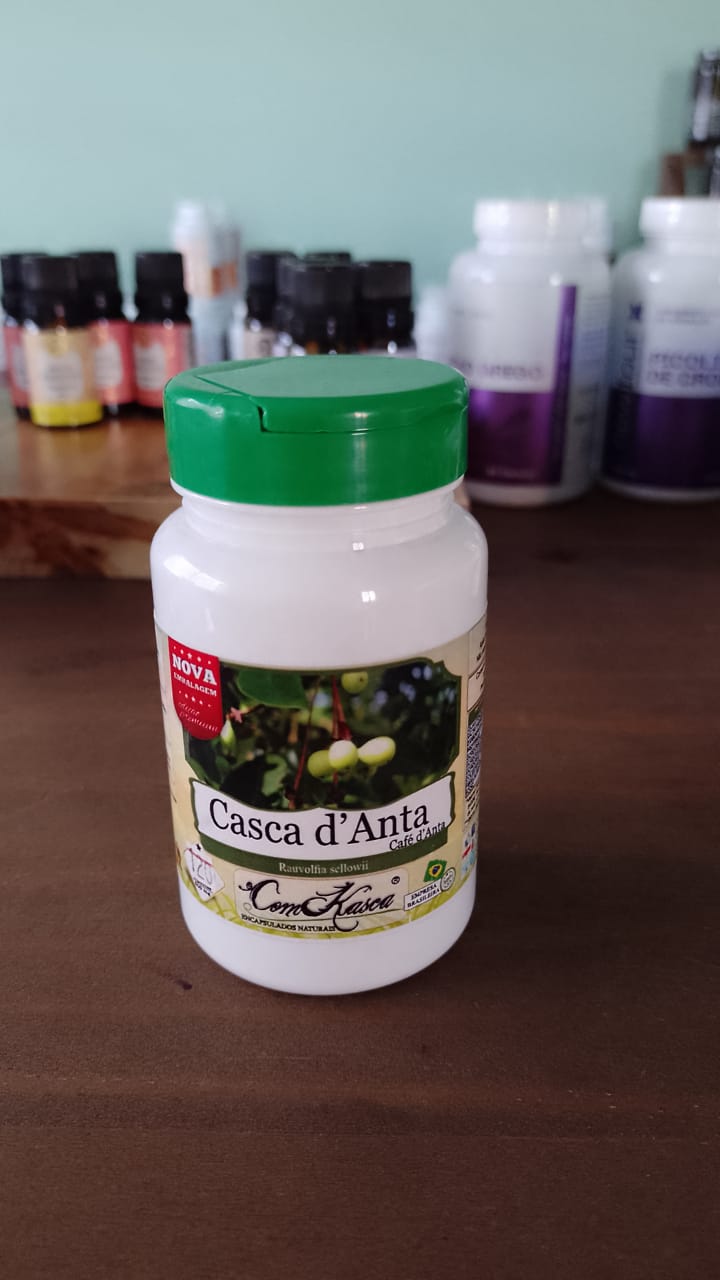 Frasco de Casca d'Anta (Rauwolfia sellowii) da marca Como Huesca